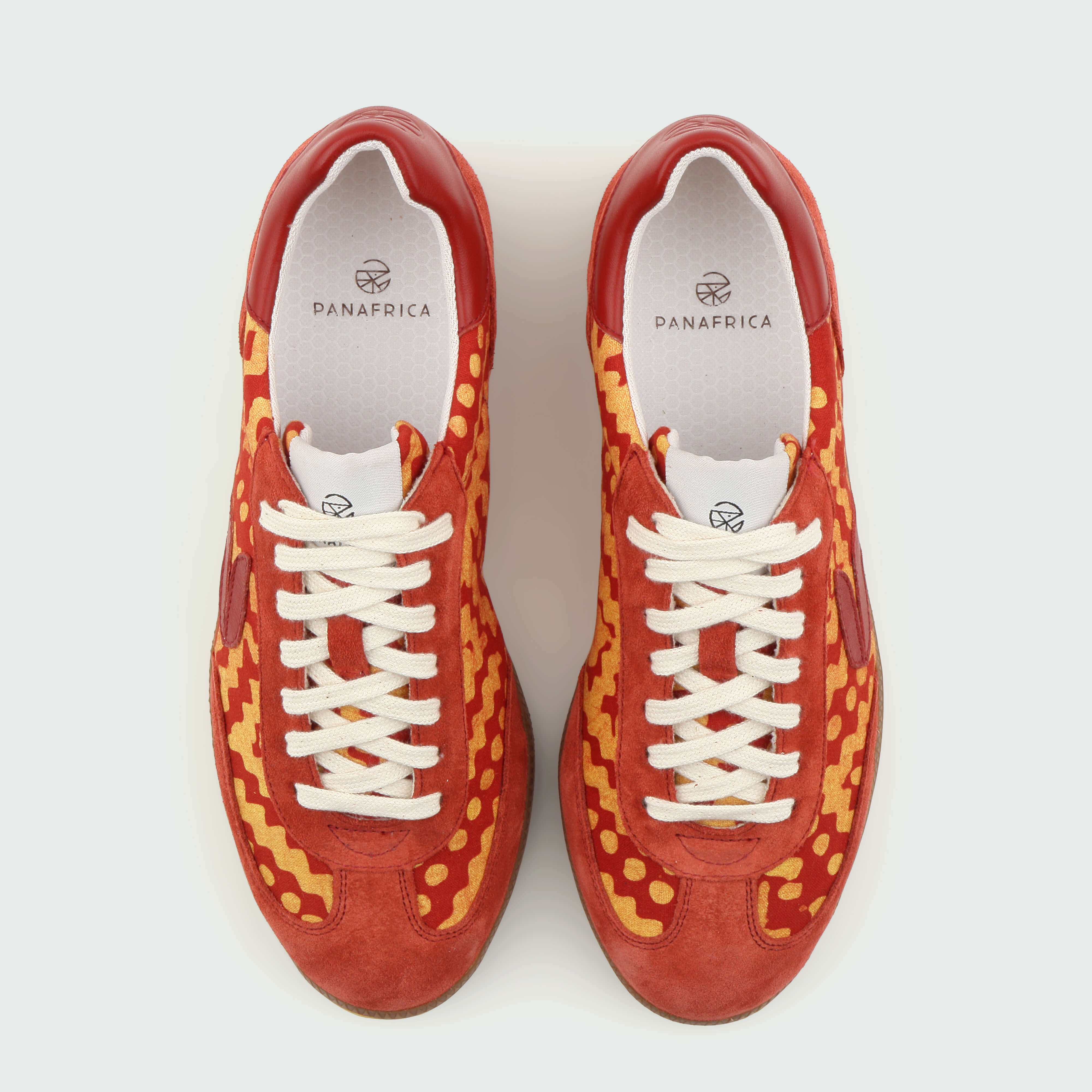 Baskets en batik Sahara feu