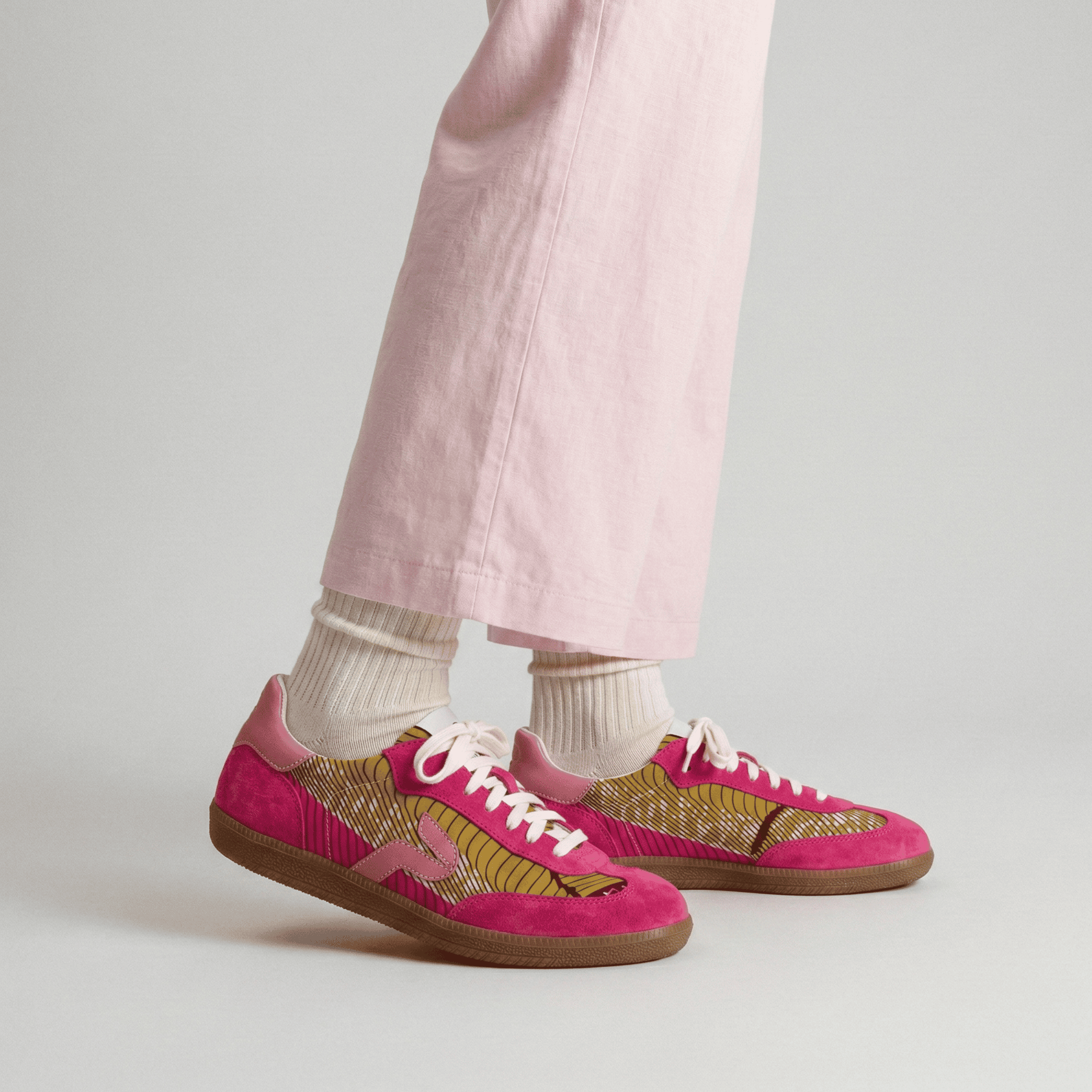 Sahara Fuchsia porté - Panafrica