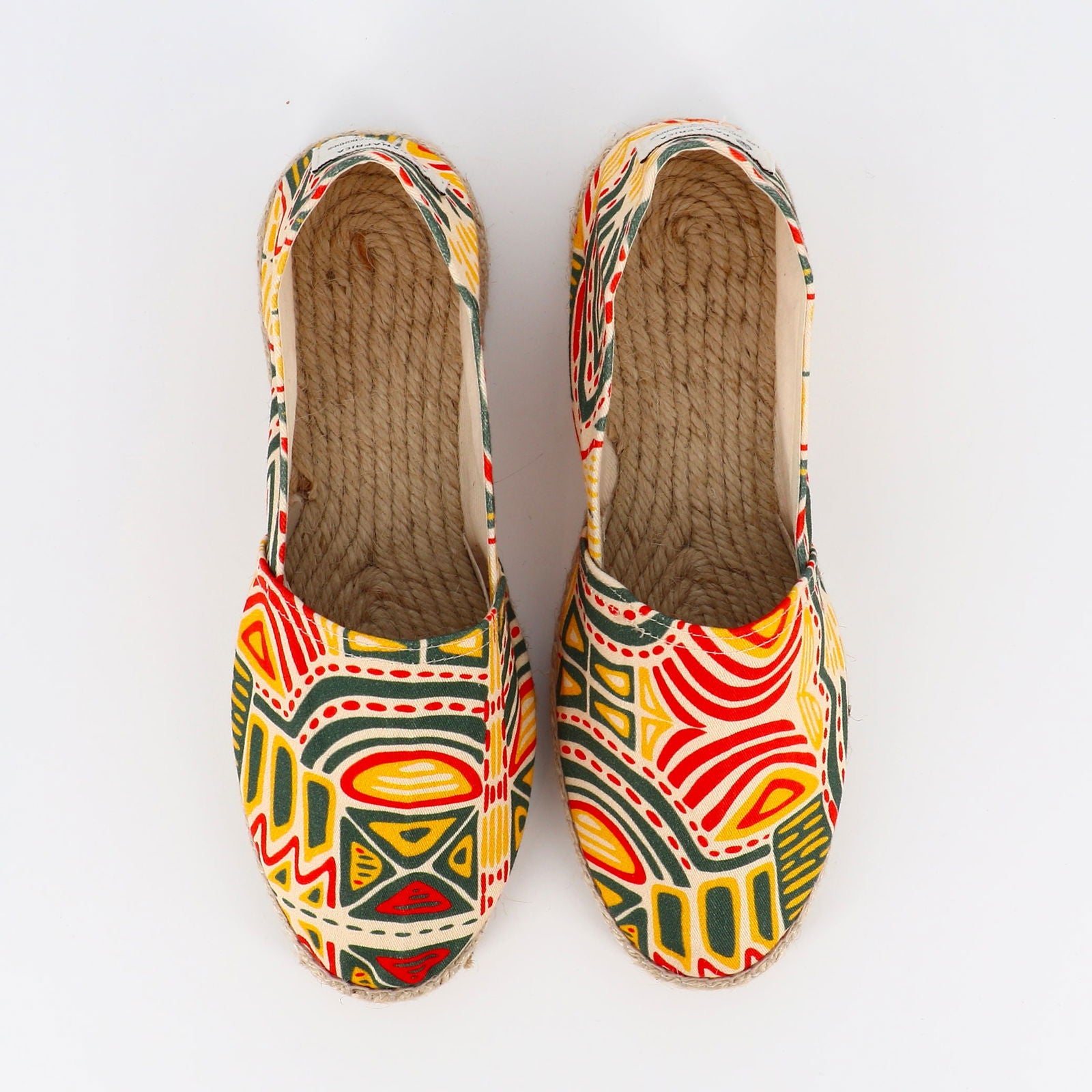 PANAFRICA - Baskets colorées et engagées - Espadrille - Jaune