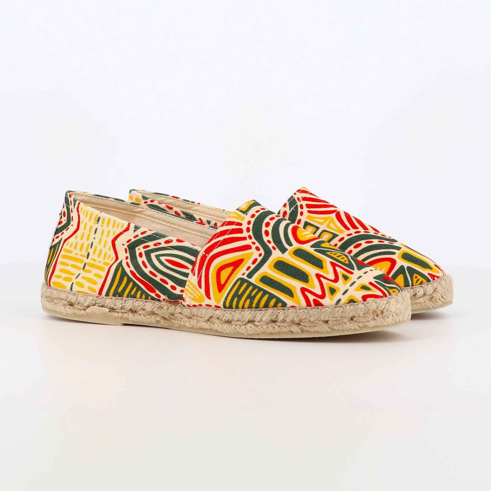 PANAFRICA - Baskets colorées et engagées - Espadrille - Jaune