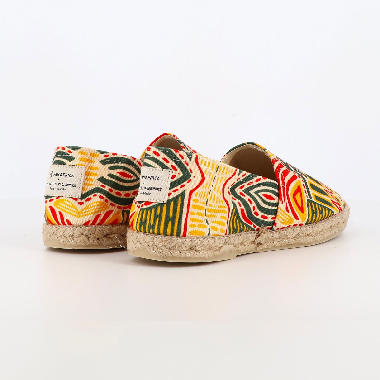 PANAFRICA - Baskets colorées et engagées - Espadrille - Jaune