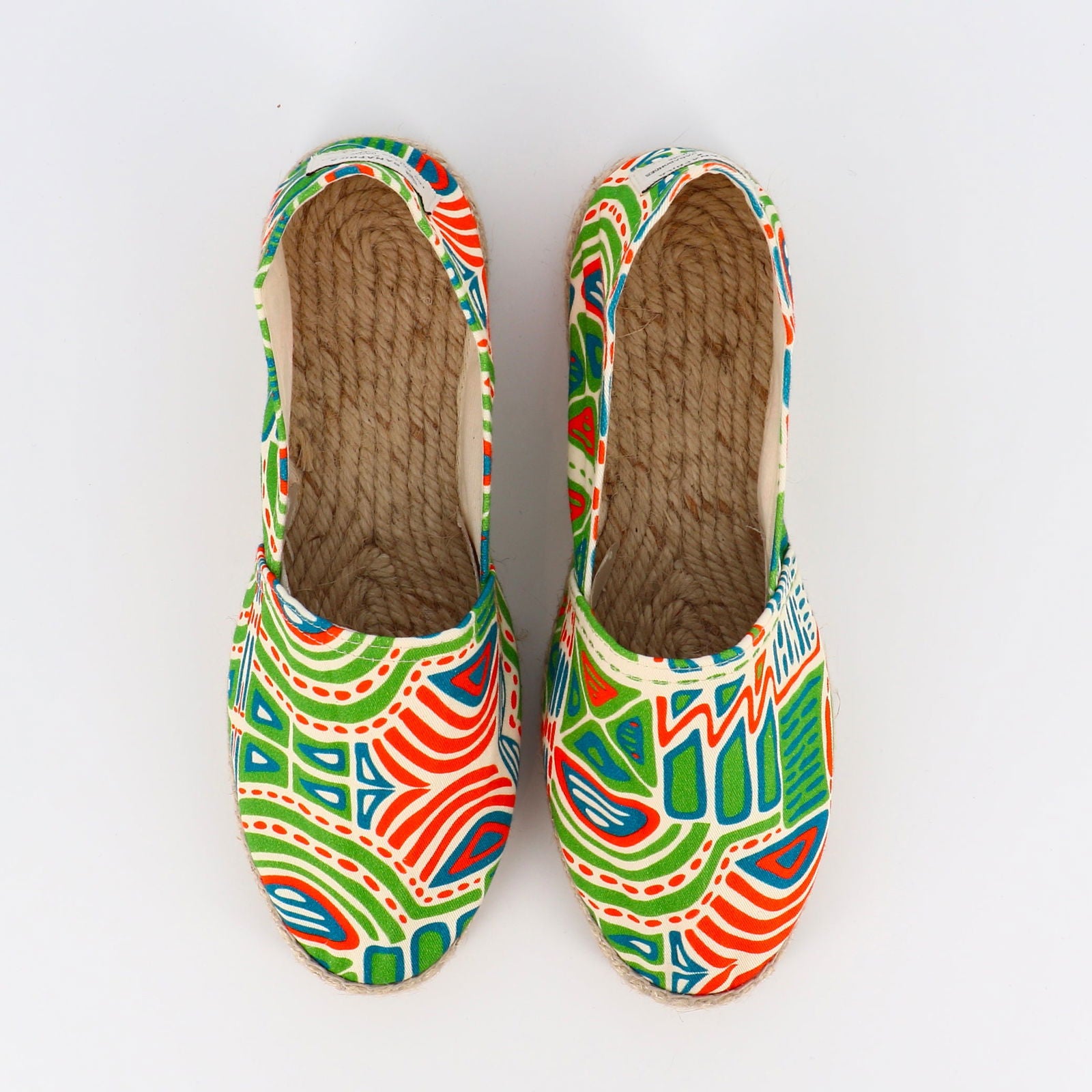 PANAFRICA - Baskets colorées et engagées - Espadrille - Vert