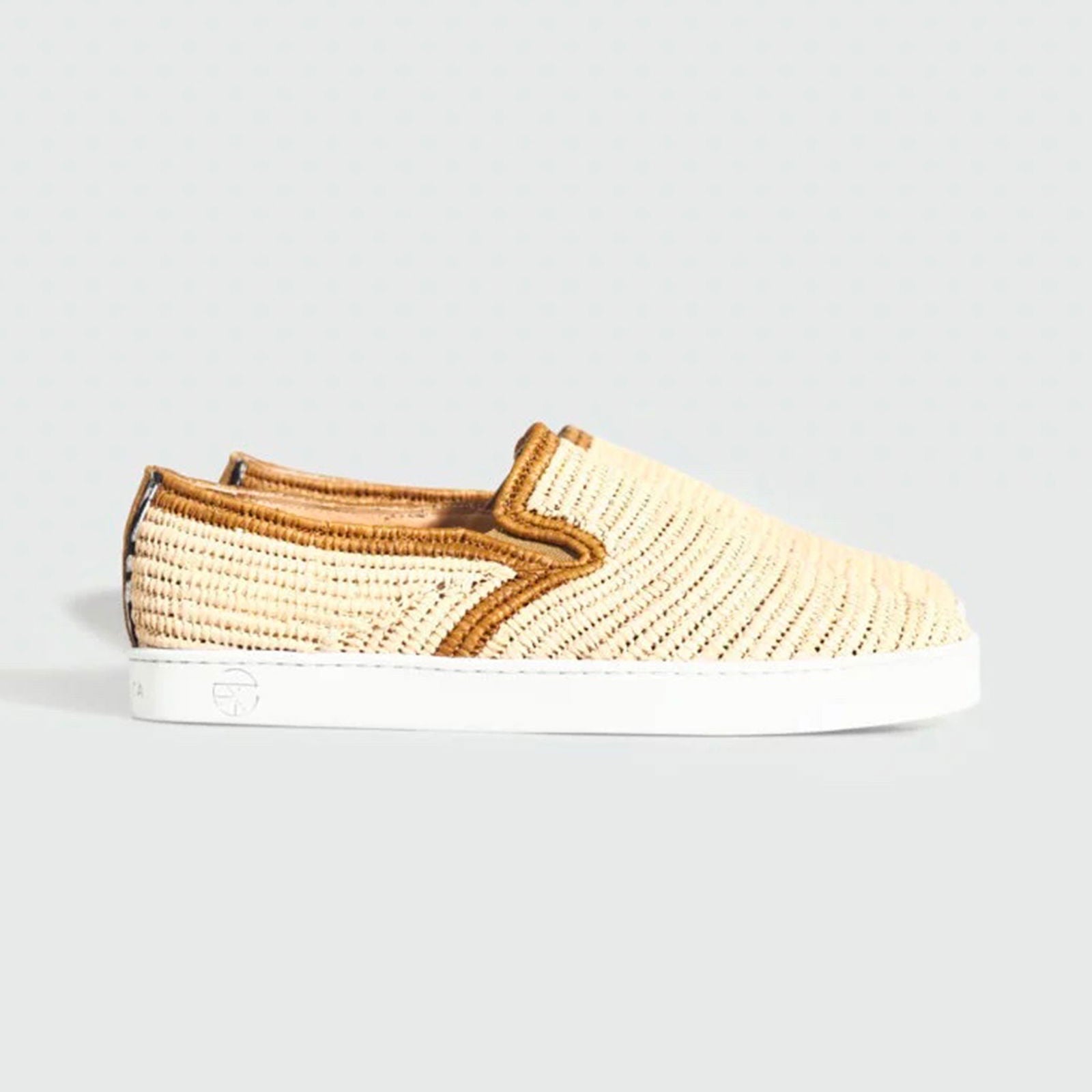 PANAFRICA - Baskets colorées et engagées - Slip-on Raphia