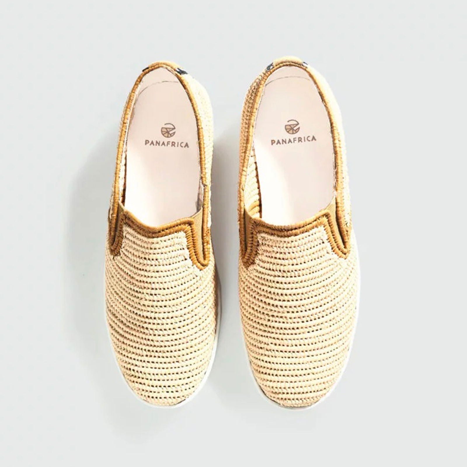 PANAFRICA - Baskets colorées et engagées - Slip-on Raphia